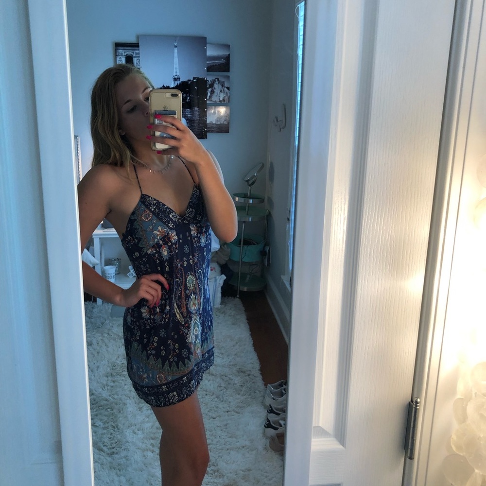 Trendy Floral Slip Dress NWOT - Picture 3 of 5